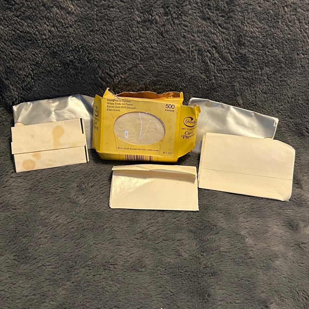 😉Bundle Days😉 Vintage Lot Of Curlers Perm Papers Goody And Other Brands